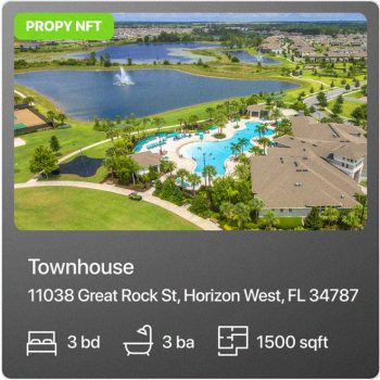 NFT Physical 3-bedroom townhouse