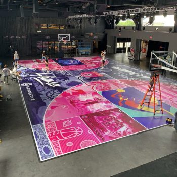 Physical NFT Basketball Court