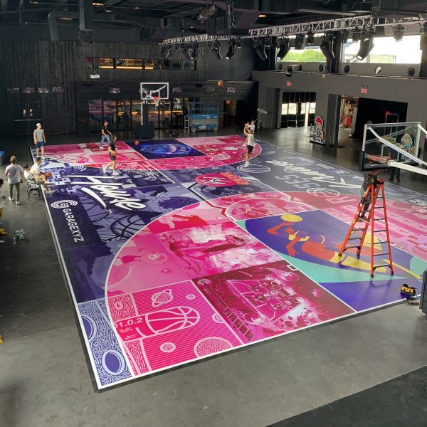 Physical NFT Basketball Court