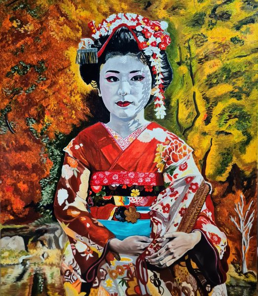 Geisha. The lightness of being NFT/Physical Artwork