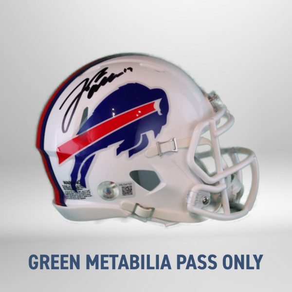 Josh Allen signed mini helmet with NFT