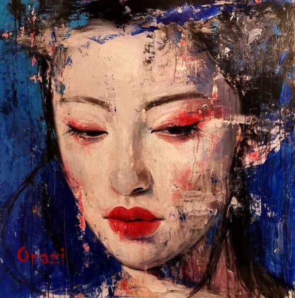 Asian Lady NFT + Physical Artwork
