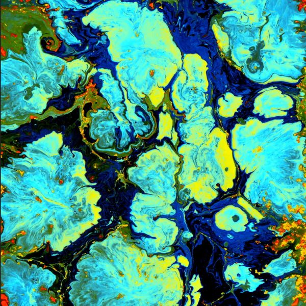 Reef Abstract NFT physical printing