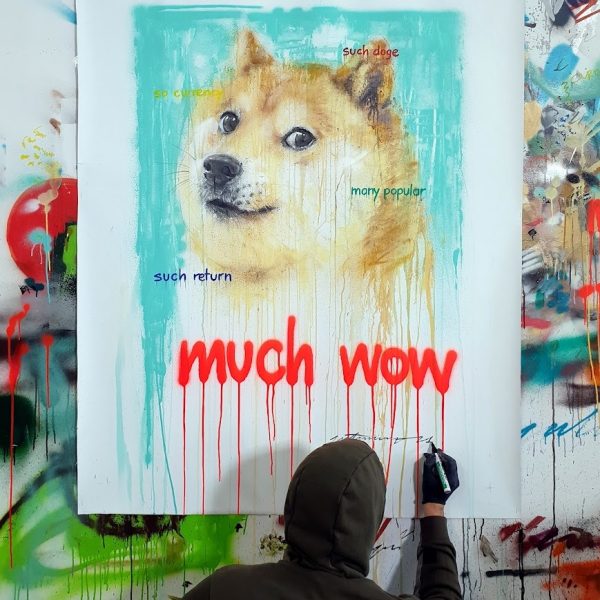 "Much wow" NFT + Physical painting