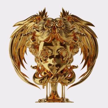 Head of Medusa Gold Edition NFT with Physical Sculpture