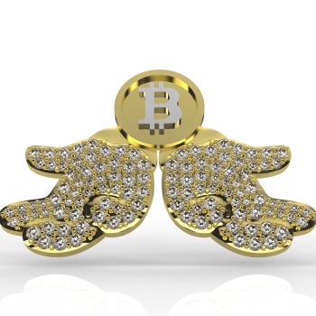 BTC Diamond Hands Yellow Gold NFT/Physical